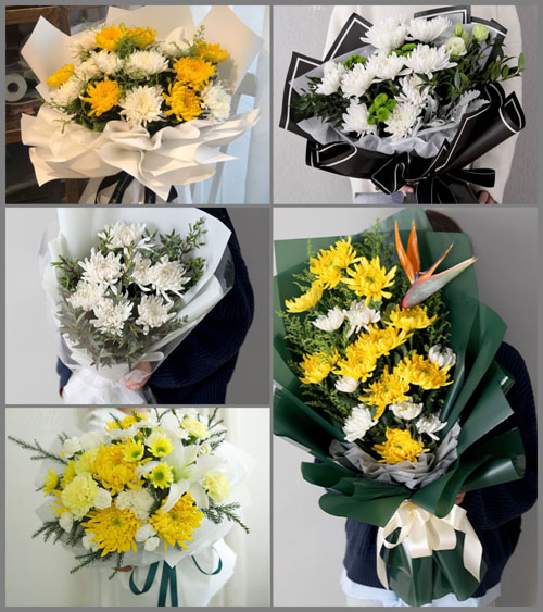 四川甘孜色达县年龙乡白事花束代送